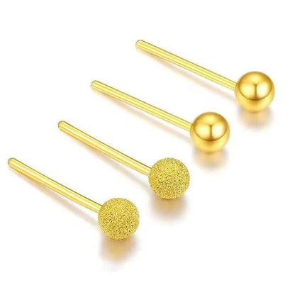 Simple Gold Earrings