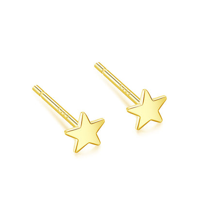 Simple Gold Earrings
