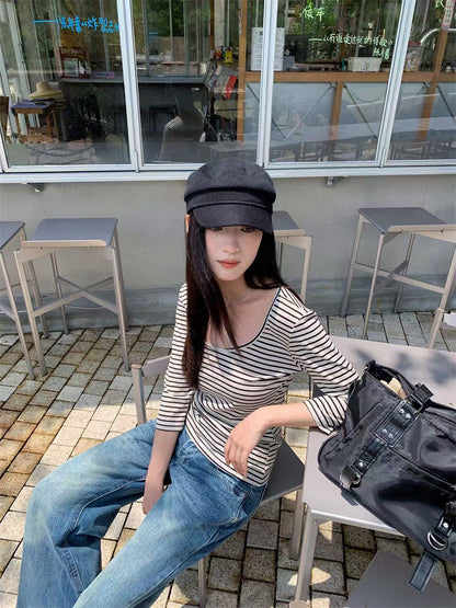 Simple inner fitted top