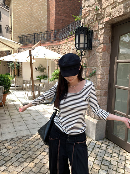 Simple inner fitted top