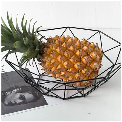 Simple ironwork fruit basket