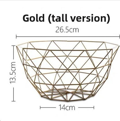 Simple ironwork fruit basket