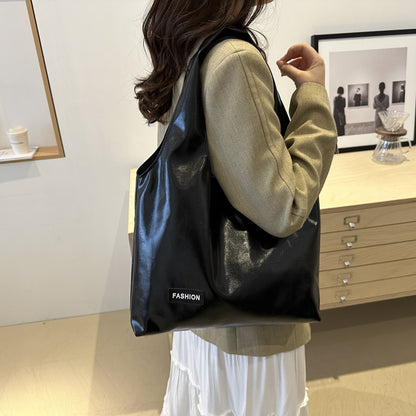 Simple Large-Capacity Retro Handheld Tote Bag