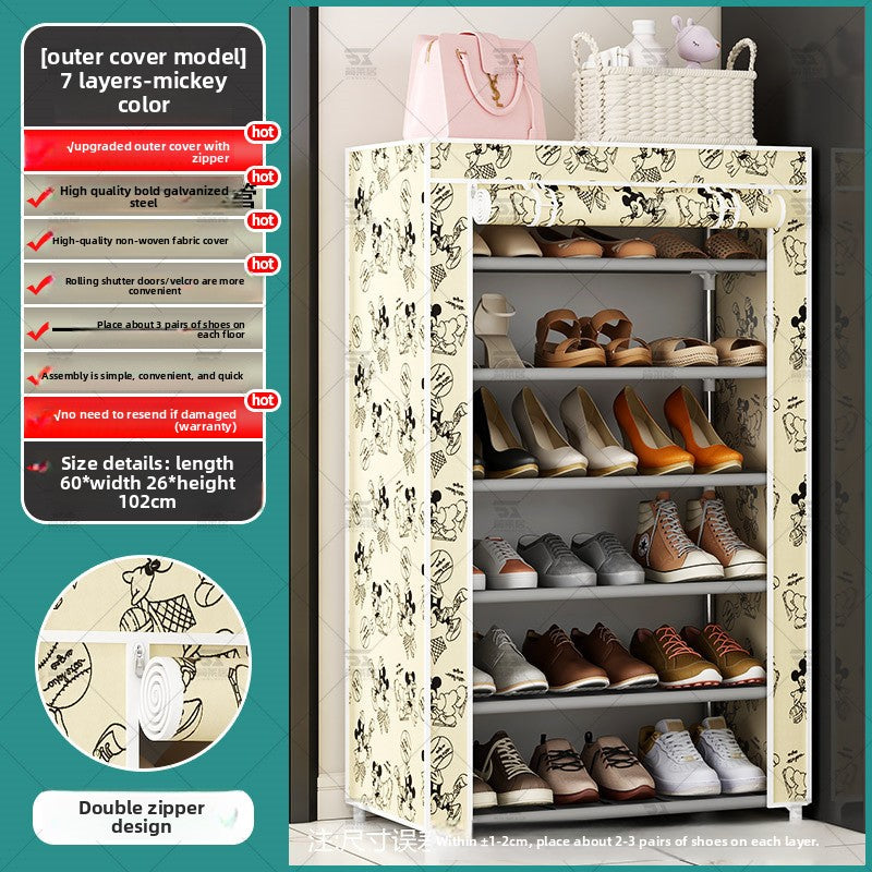 Simple Multi-Tier Shoe Rack
