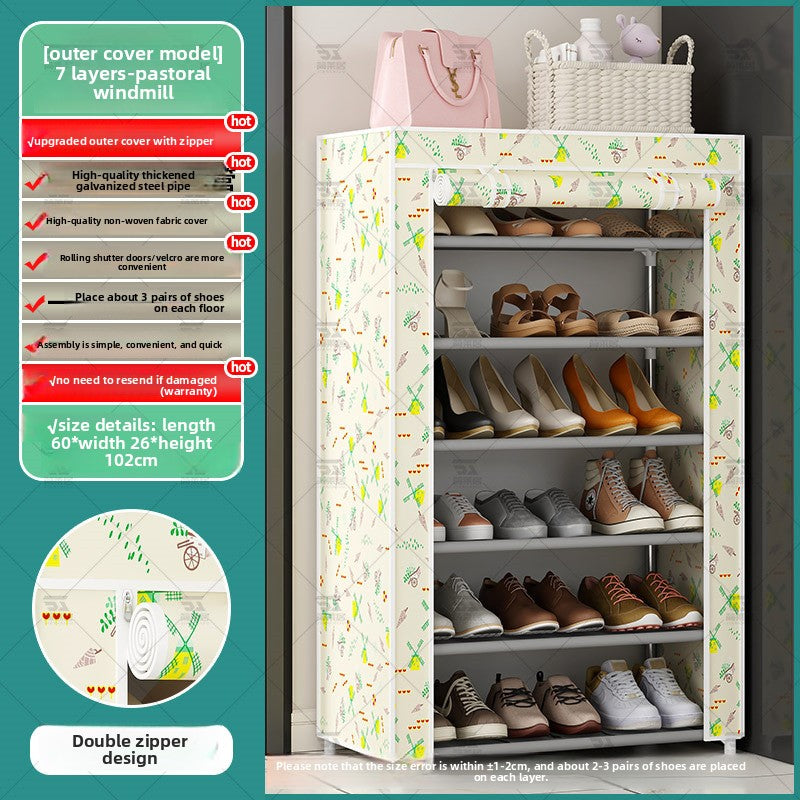 Simple Multi-Tier Shoe Rack