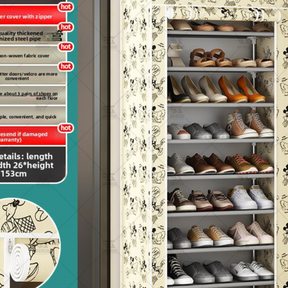 Simple Multi-Tier Shoe Rack