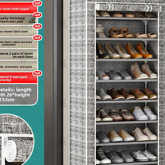 Simple Multi-Tier Shoe Rack