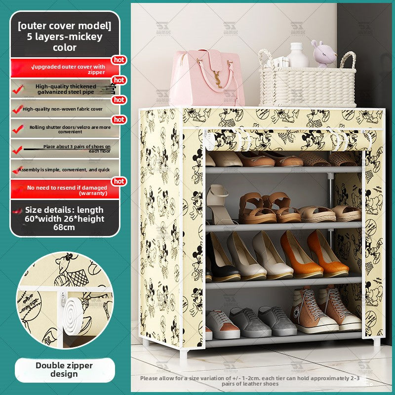 Simple Multi-Tier Shoe Rack