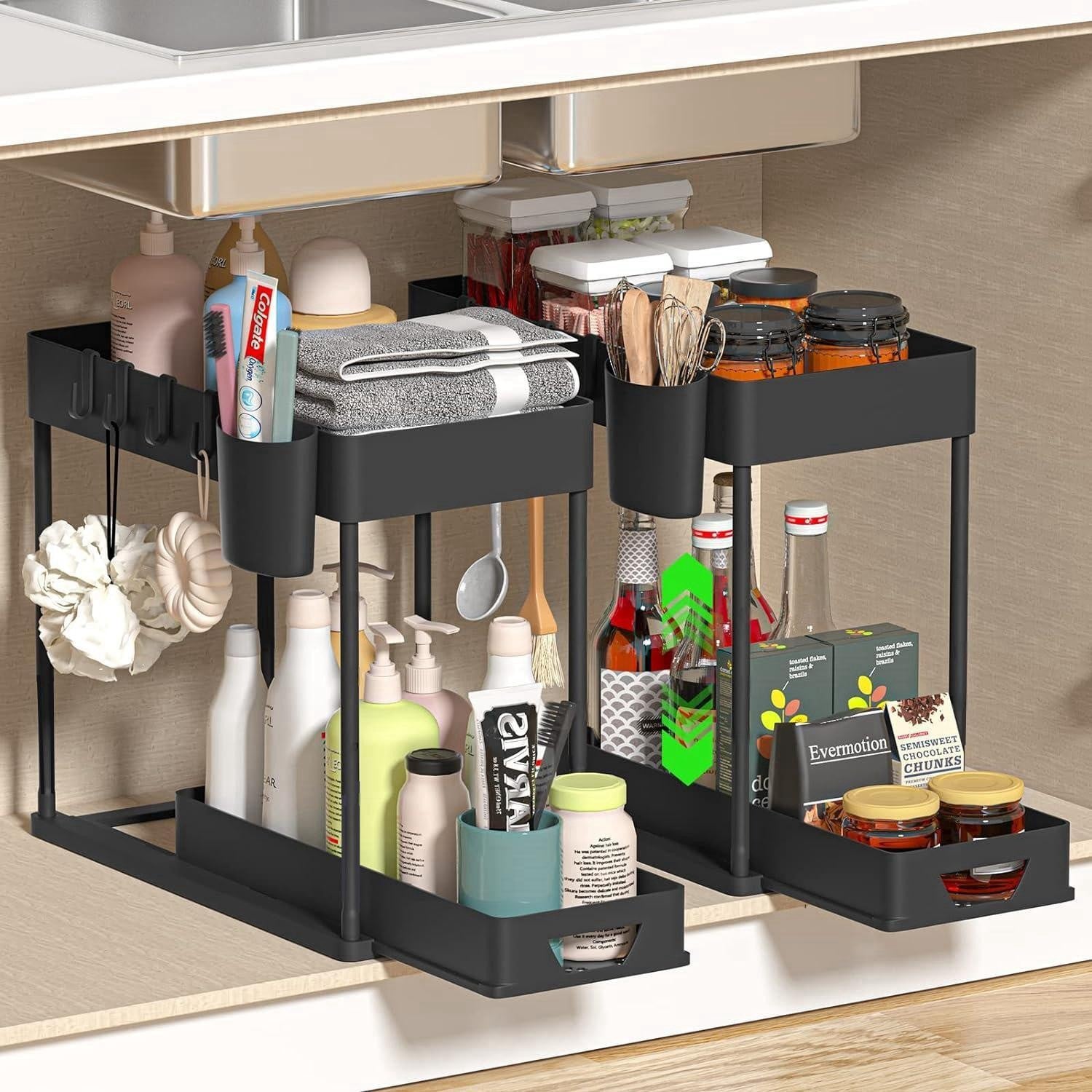 Simple pull-out storage rack