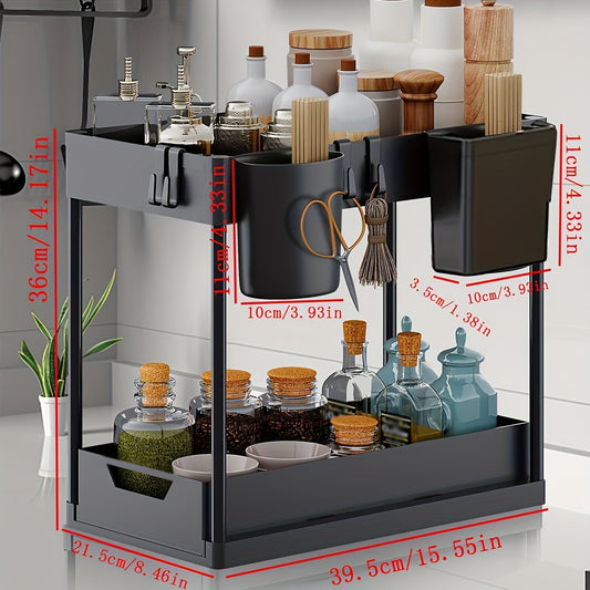 Simple pull-out storage rack