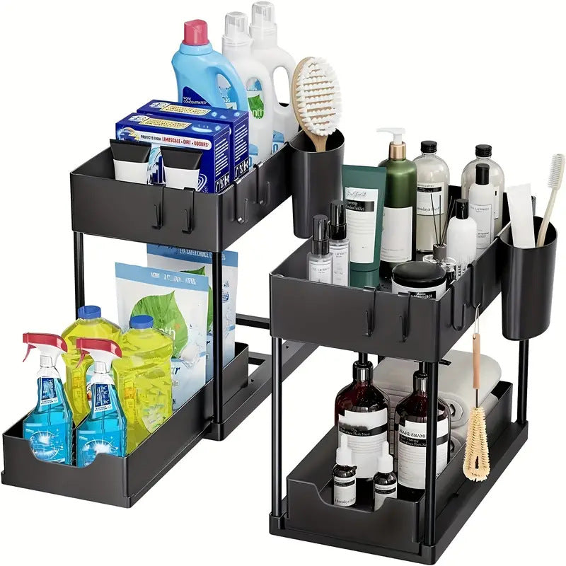 Simple pull-out storage rack