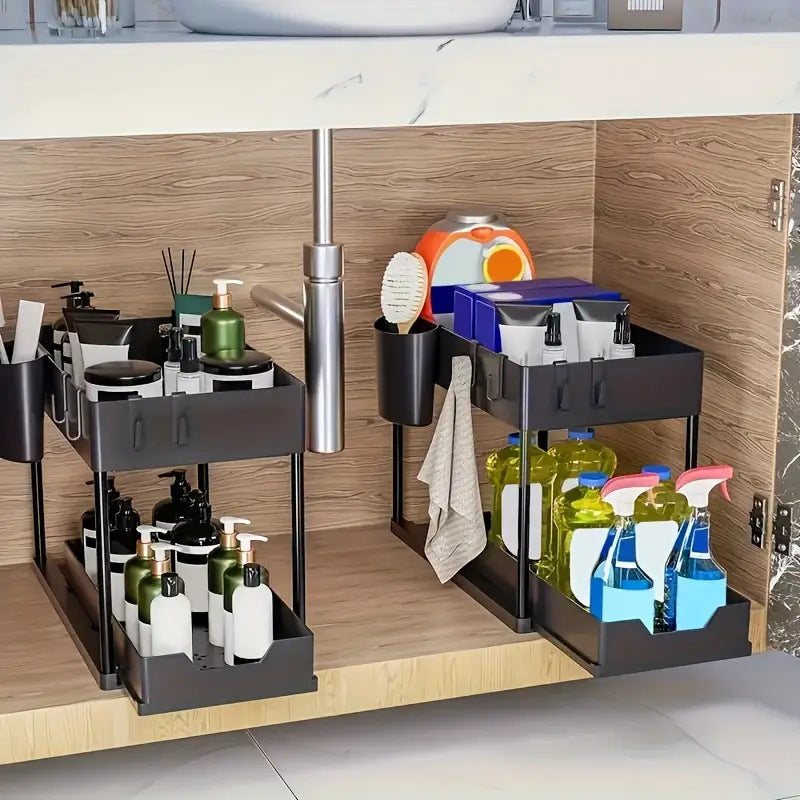 Simple pull-out storage rack