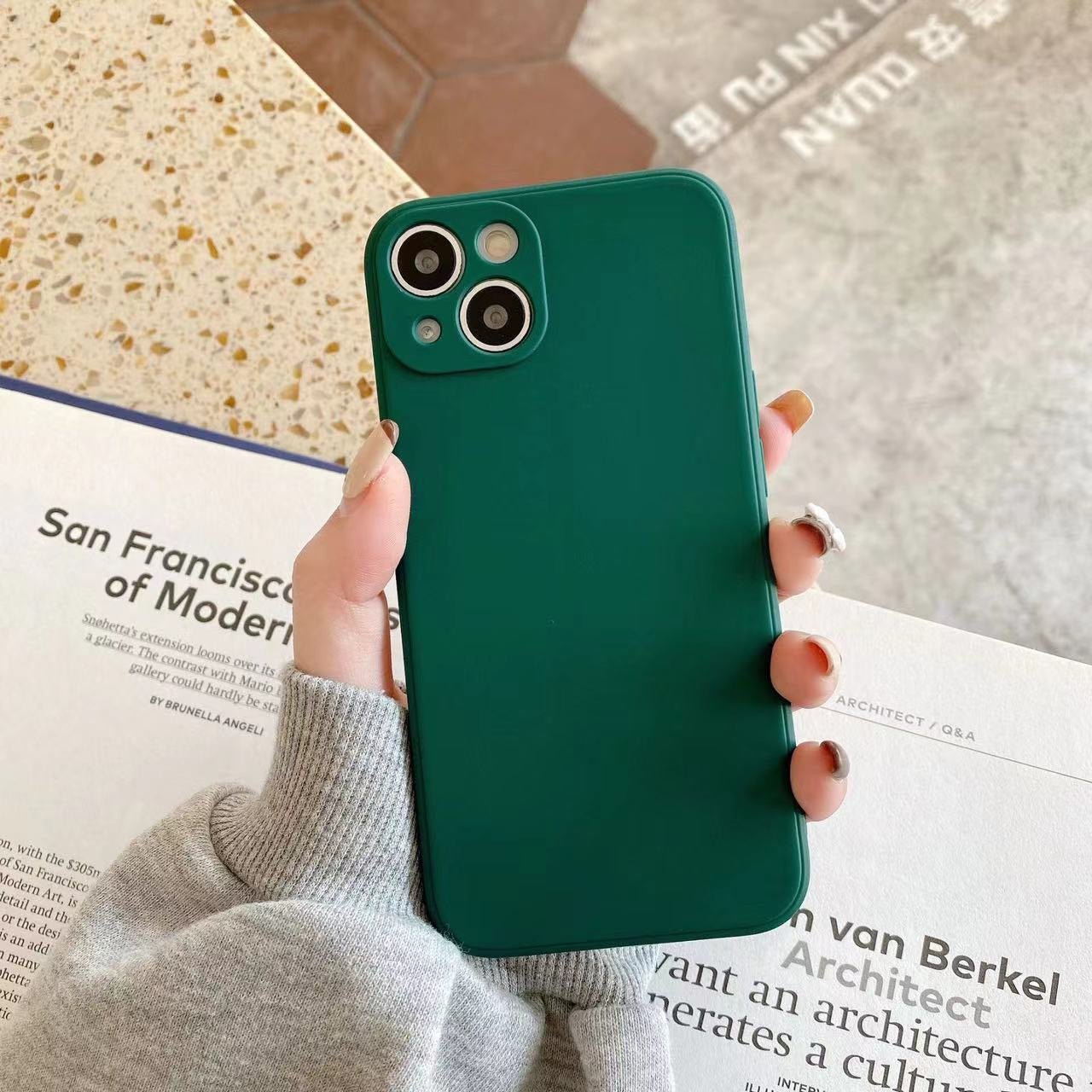 Simple shell protective phone case