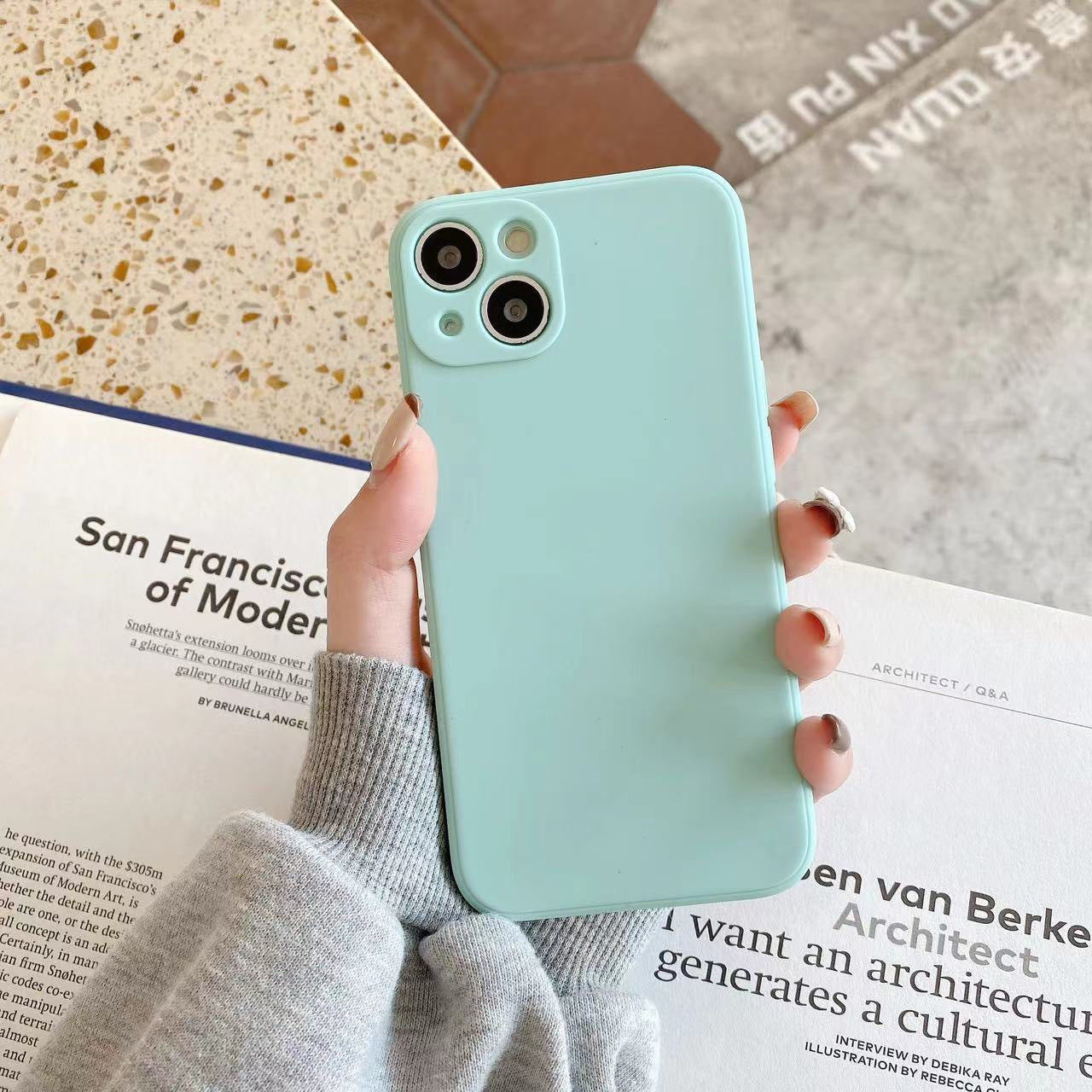 Simple shell protective phone case