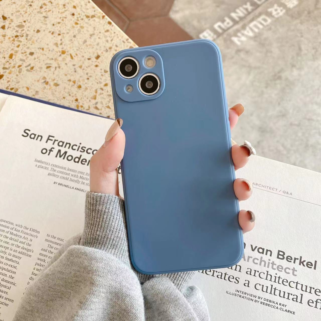 Simple shell protective phone case