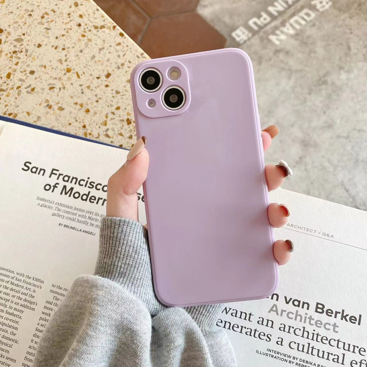 Simple shell protective phone case