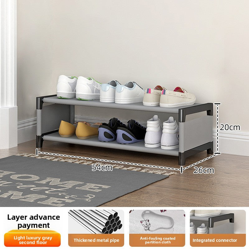 Simple Shoe Rack Doorway Household All-In-One Multi-Functional Storage Shoe Cabinet Shoe and Hat Rack Small Multi-Layer Assembly Storage Rack