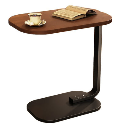 Simple Side Table with Metal Frame