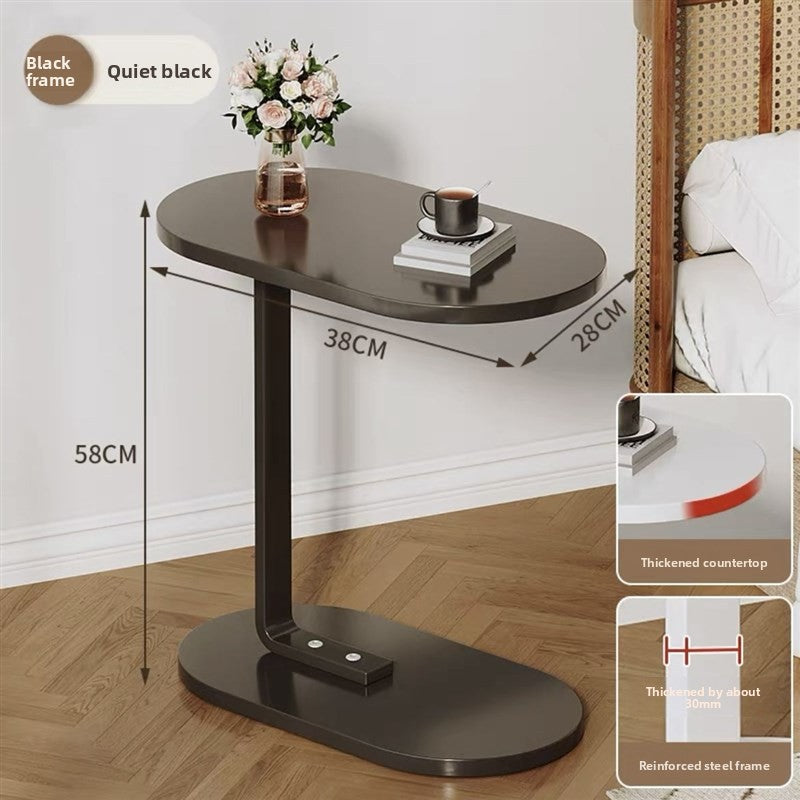 Simple Side Table with Metal Frame