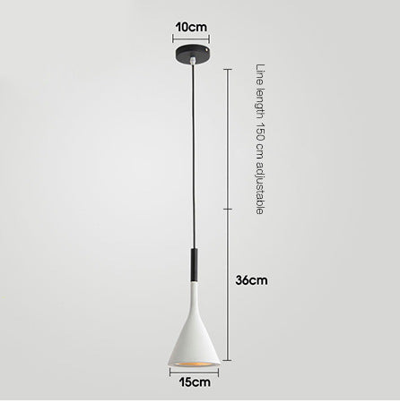 Simple single-head pendant lamp