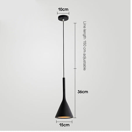 Simple single-head pendant lamp