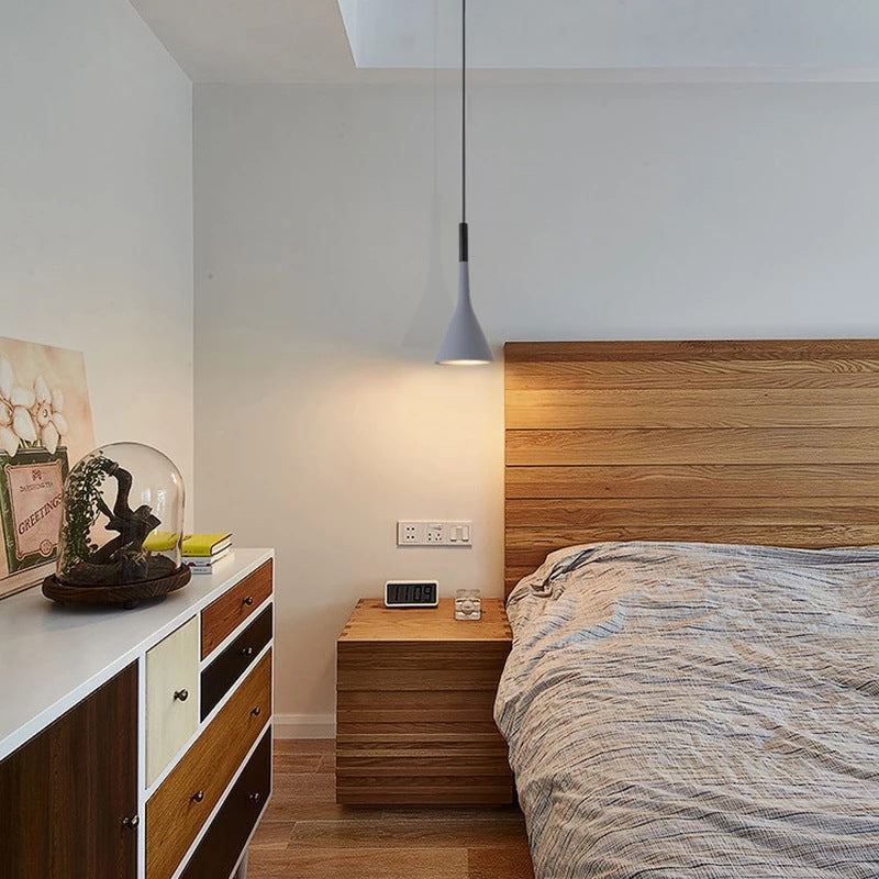 Simple single-head pendant lamp