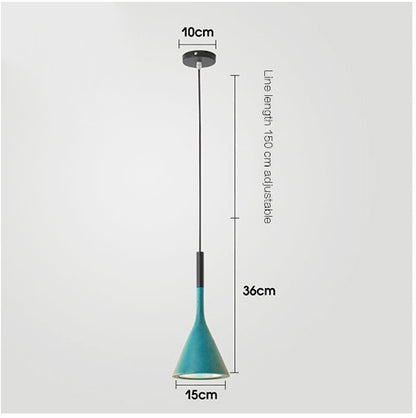 Simple single-head pendant lamp
