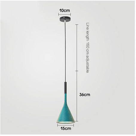 Simple single-head pendant lamp