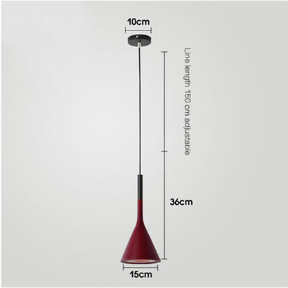 Simple single-head pendant lamp