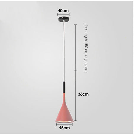Simple single-head pendant lamp