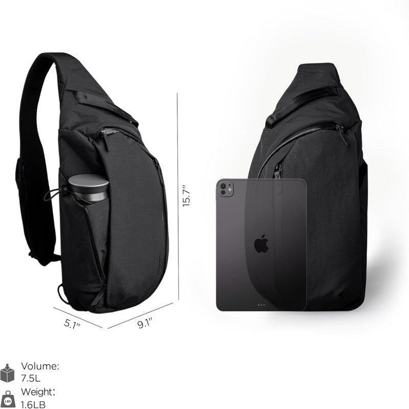 Simple Solid Color Chest Bag