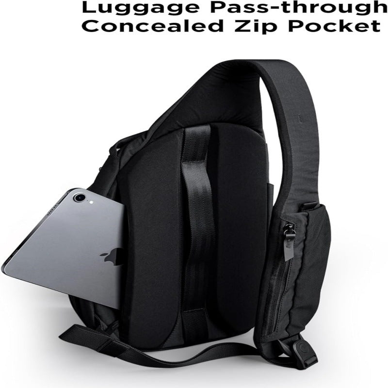 Simple Solid Color Chest Bag
