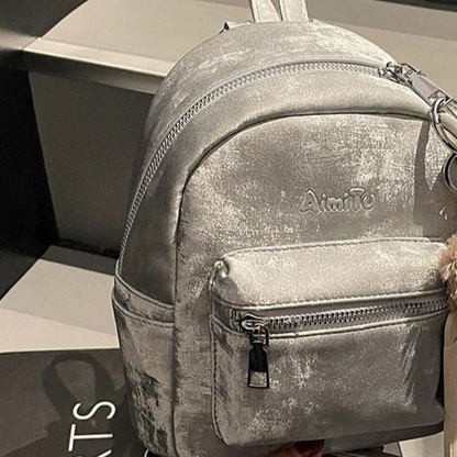 Simple Solid Color Fashion Backpack