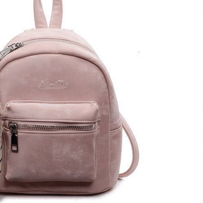 Simple Solid Color Fashion Backpack