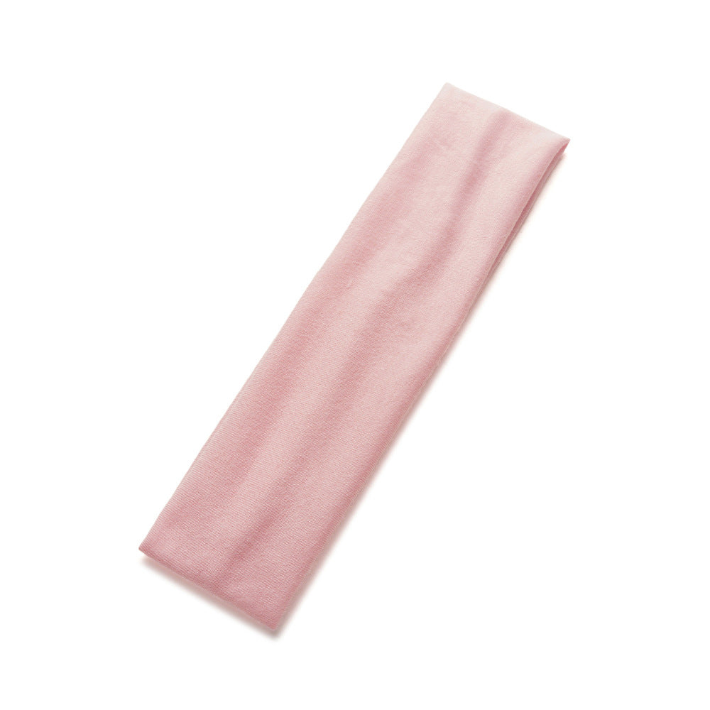 Simple Solid Color Sports Headband for Running and Yoga