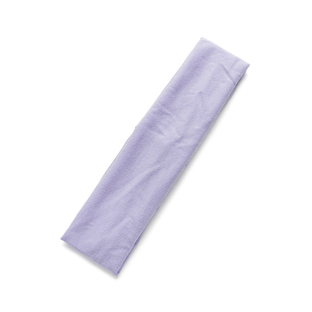 Simple Solid Color Sports Headband for Running and Yoga