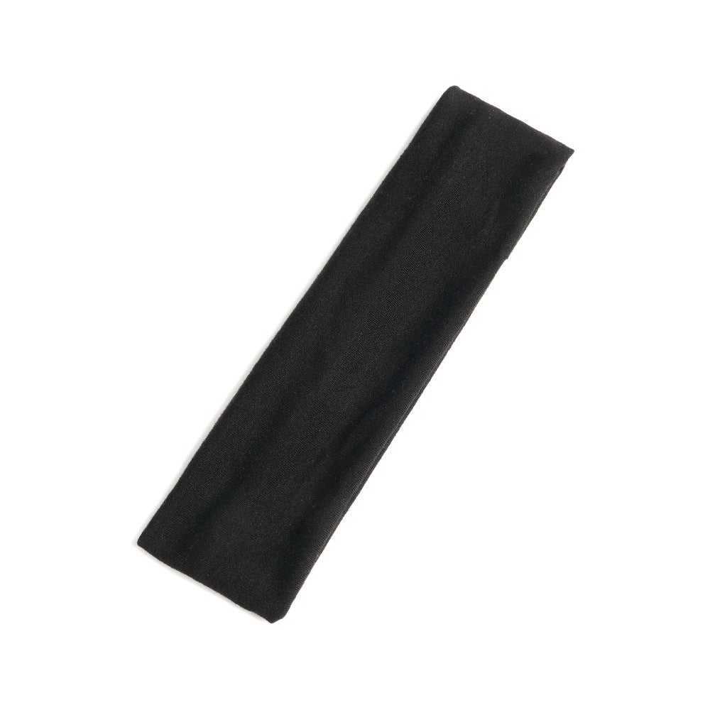 Simple Solid Color Sports Headband for Running and Yoga