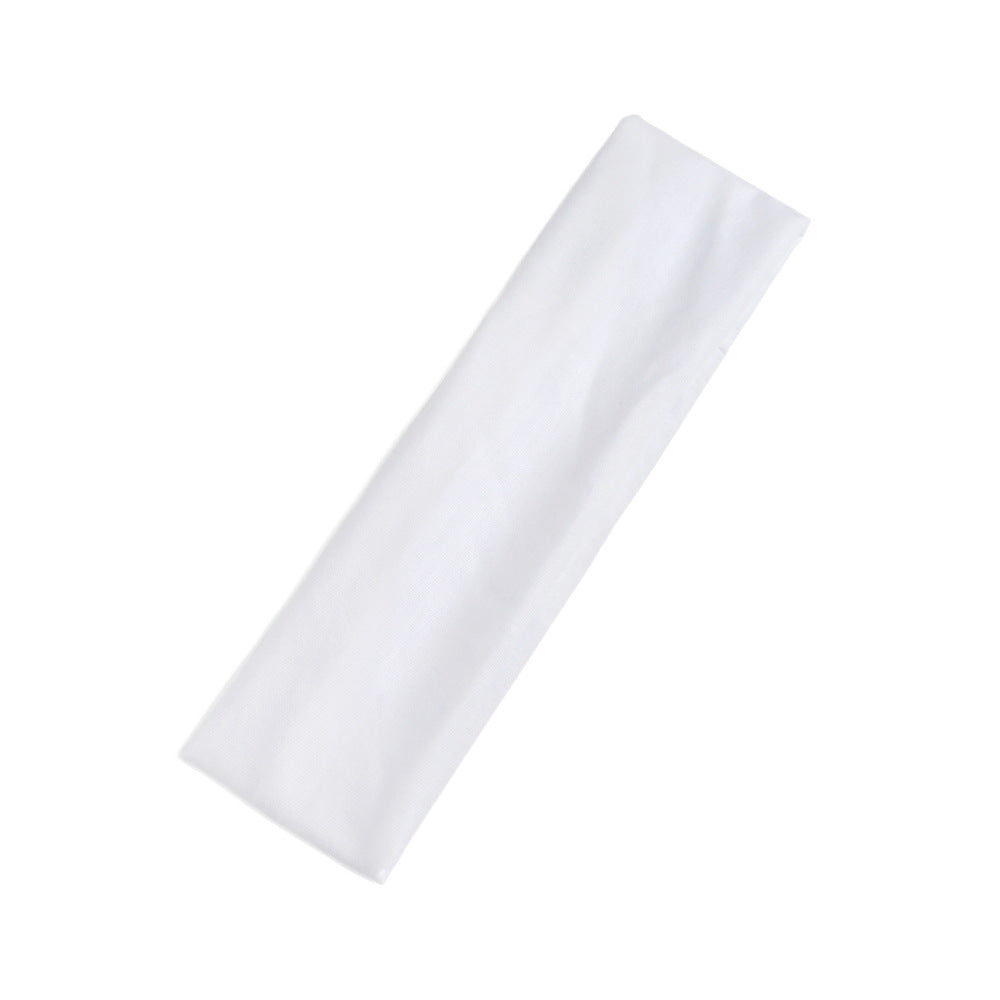 Simple Solid Color Sports Headband for Running and Yoga