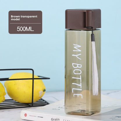 Simple square plastic cup