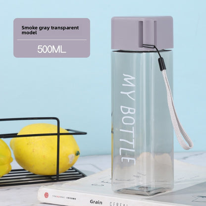 Simple square plastic cup