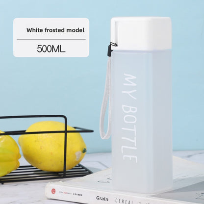 Simple square plastic cup