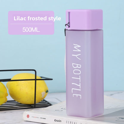 Simple square plastic cup