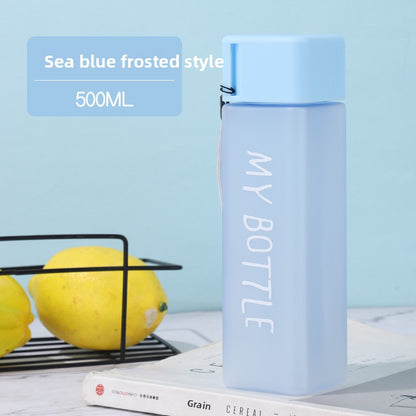 Simple square plastic cup