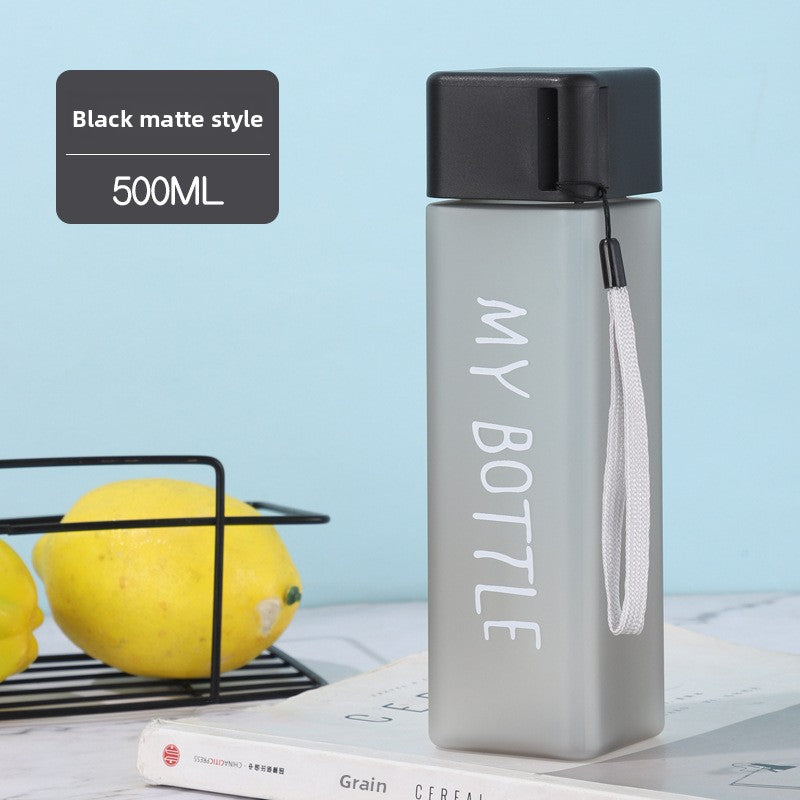 Simple square plastic cup