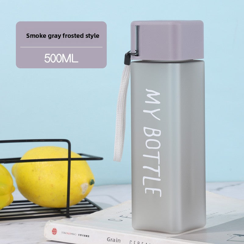 Simple square plastic cup