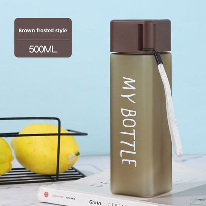 Simple square plastic cup