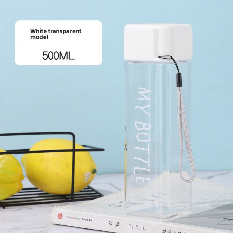 Simple square plastic cup