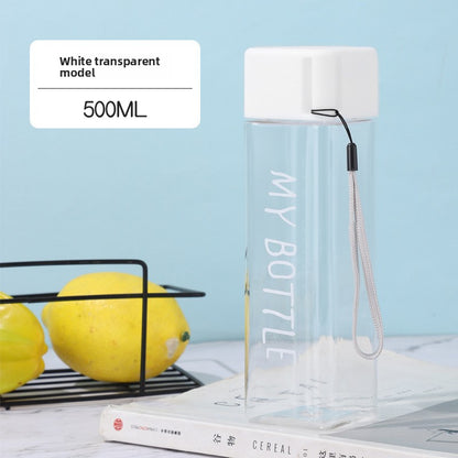 Simple square plastic cup