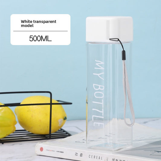 Simple square plastic cup
