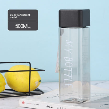 Simple square plastic cup